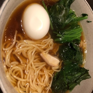 時短で醤油ラーメン！